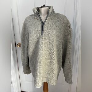 Windriver Outfitting co. Unisex pullover 1/4 zippered sweater size large